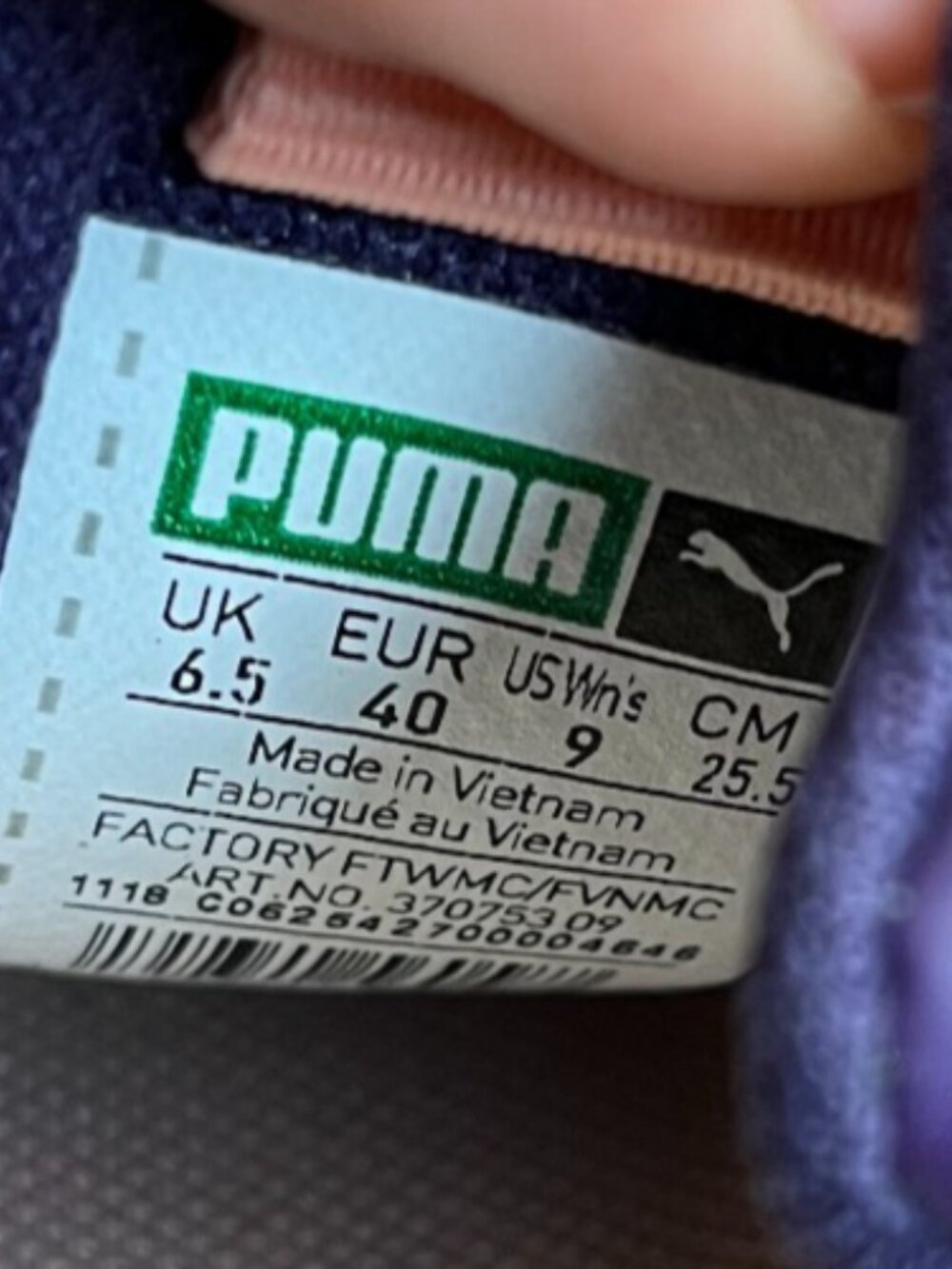 Puma Thunder Fashion 1 Womens Size 9 Peach Gray Athletic Running Shoes Sneakers - Picture 9 of 10